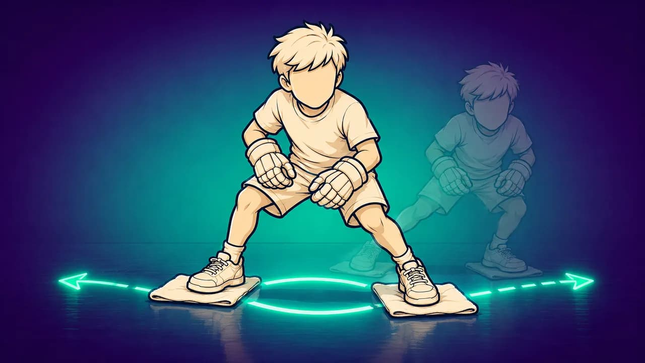 Übung: Handtuch-Skater
